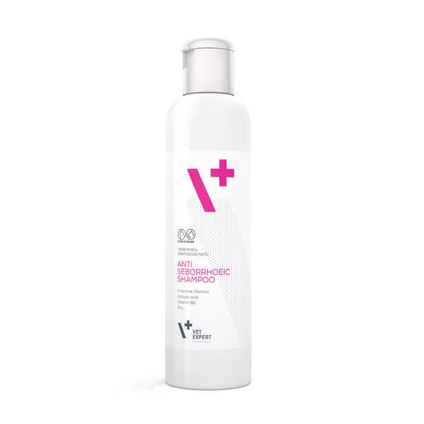 champú para gatos y perros seborrea anti seborreic shampoo 250 ml