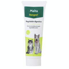 malta para perros y gatos elimina bolas de pelo malta stangest 100 g