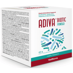 Adiva BIOTIC powder probióticos y prebióticos perros gatos en polvo 30x1,5 g