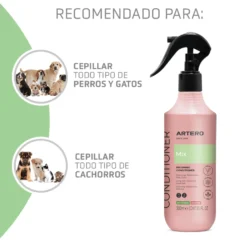 acondicionador recomendado para perros y gatos en spray artero mix 250 ml