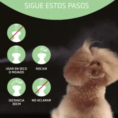 modo de uso acondicionador para perros y gatos en spray artero mix 250 ml
