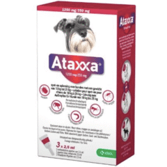 pipetas antiparasitarias perros ATAXXA 3 pipetas para perros de 10 a 25 kg de peso