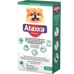 pipetas antiparasitarias perros ATAXXA 3 pipetas para perros hasta 4 kg de peso