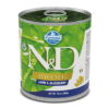 alimento húmedo SIN CEREALES para perros adultos ND Prime dog lata Cordero Arándanos SIN CEREALES perros adultos 6x285 g