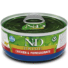 comida húmeda en lata para gatos ND Prime Cat lata Pollo Granada gatos adultos 70 g