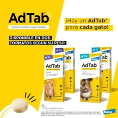 comprimidos antiparasitarios para gatos Adtab