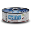 insuficiencia hepática gatos comida húmeda Farmina Vet Life HEPATIC gatos 12X85 g
