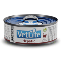 insuficiencia hepática gatos comida húmeda Farmina Vet Life HEPATIC gatos 12X85 g