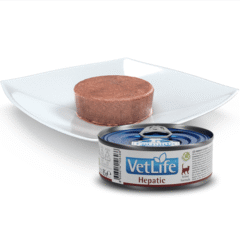 insuficiencia hepática gatos comida húmeda Farmina Vet Life HEPATIC gatos 12X85 g aspecto