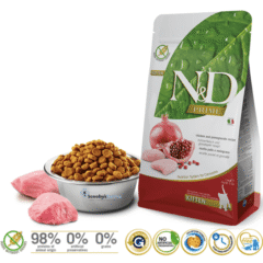 pienso para gatitos SIN CEREALES ND Prime pollo granada kitten características