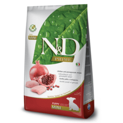 pienso sin cereales para cachorros de raza mini ND Prime Puppy pollo granada SIN CEREALES cachorros mini 2,5 kg