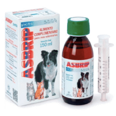 jarabe antitusivo perros gatos asbrip pets 150 ml para la tos