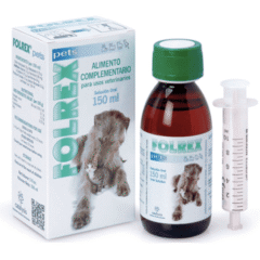 jarabe natural para regenerar el cartílago en perros y gatos folrex pets 150 ml