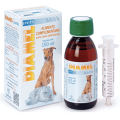 jarabe natural perros gatos con diabetes colesterol ácido úrico diamel pets 150 ml