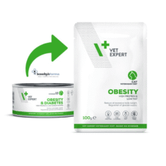 alimentación húmeda gatos con sobrepeso y diabetes mellitus vetexpert Obesity Diabetes cat pouch 100 g
