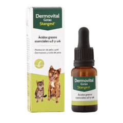 ácidos grasos omega 3 y 6 para perros y gatos dermovital gotas 15 ml