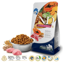 características pienso para perros adultos de raza mediana grande nd tropical dog medium maxi cordero