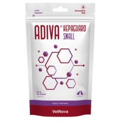 Chews para funcionamiento del hígado en perros y gatos Adiva Hepaguard Small 30 chews