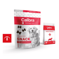 snacks crunchy crujientes calibra vetdiet weight management sobrepeso perros
