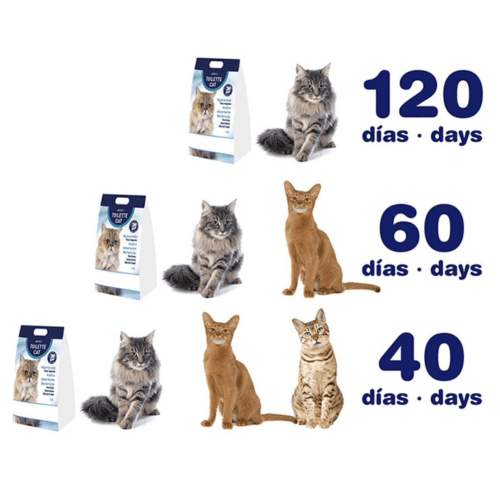 tiempo de uso arena de sílice para gatos Arena de sílice Toilette Cat 7,5 kg