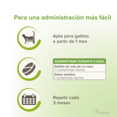Modo de uso VERMIpure antiparasitario natural gatos y gatitos