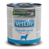 alimento húmedo para perros con alergia farmina Vet Life cerdo y patata 285 g