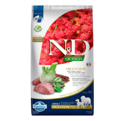 pienso para perros adultos MED:MAXI sin cereales ND QUINOA Dog digestión Cordero
