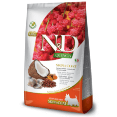 pienso para perros con pieles sensibles farmina nd quinoa dog mini skin coat perros adultos mini
