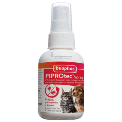 spray antiparasitario externo perros gatos FIPROtec spray 100 ml