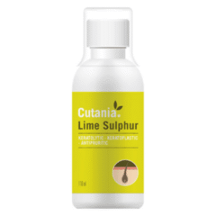 sulfuro de cal para perros gatos cutania lime sulphur 118 ml