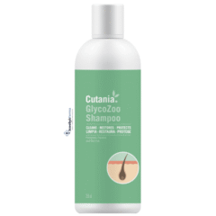 Champú queratolítico para perros gatos y caballos cutania Glycozoo shampoo 335 ml