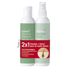 Cutania GlycoZoo Pack champú 236 ml + spray de 236 ml