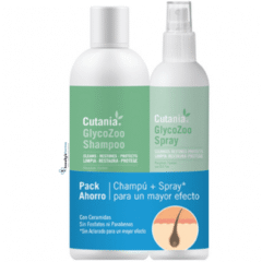 Cutania GlycoZoo Pack champú 355 ml + spray de 236 ml