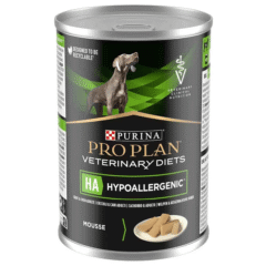 alimento húmedo para perros con alergias a ingredientes purina proplan hypoallergenic HA mousse perros 400 g