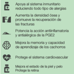 características ácidos grasos DHA para perros Nutriderm DHA 400