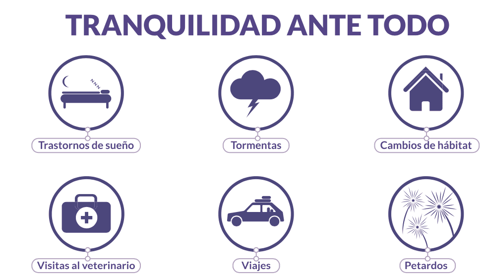 indicaciones nueva tecnología tranquilizante perros gatos calmatonine