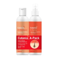 piel seca en perros gatos y caballos Cutania A PACK Champú 236 ml + Spray 236 ml