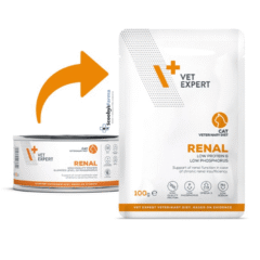 comida húmeda VetExpert renal cat pouch 100 g para gatos