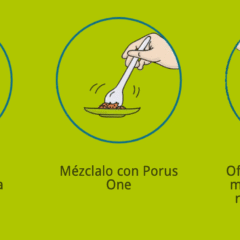 modo de uso golosina para gatos para mezclar con porus one ADD ONE sabor salmón