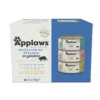 Comida húmeda para gatos en gelatina applaws cat lata selección pescado en gelatina 12x70 g