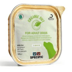 alimento húmedo para perros completo Specific C-BIO-W organic pescado 150 gr para perros
