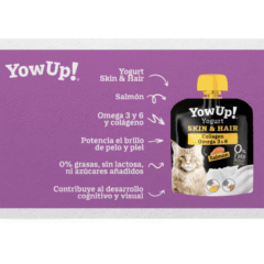 características Yogurt natural para gatos Yow Up skin hair
