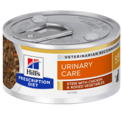 comida húmeda gatos Hill´s lata C:D Urinary Stress ESTOFADO pollo y verduras 82 g