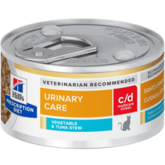 comida para gatos Hill´s lata C:D Urinary Stress ESTOFADO atún y verduras para gatos