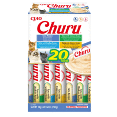 snacks crema Churu cat variedades ATÚN snacks crema para gatos 20x14 g