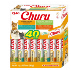 snacks crema Churu cat variedades POLLO snacks crema para gatos 40x14 g