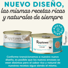 lata applaws para gatos de filete de atún