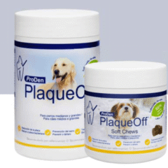 prevención placa, sarro y mal aliento en chuches PRODEN PLAQUEOFF SOFT CHEWS PERROS
