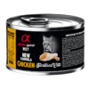 comida húmeda para gatos ESTERILIZADOS Alpha Spirit lata POLLO gato 6x200 g