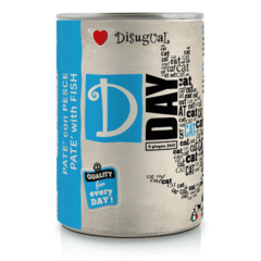 comida húmeda para gatos diaria Disugual D-DAY cat PESCADO 6x400 g